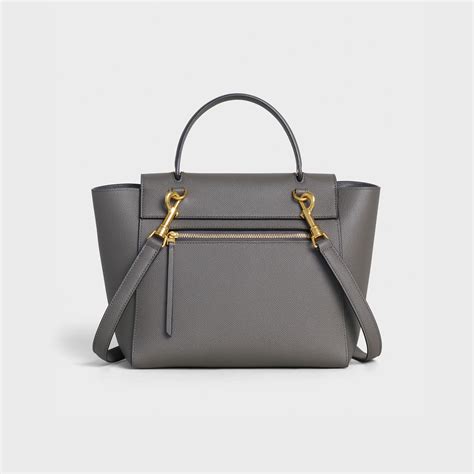 celine micro light taupe|MICRO BELT BAG IN GRAINED CALFSKIN .